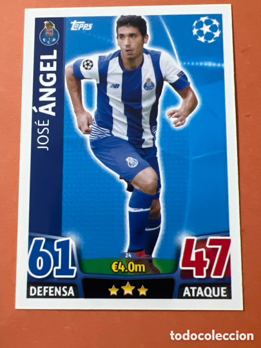 Cromos de f&uacute;tbol: C6474. 24 JOSE ANGEL PORTO OPORTO FCP CROMOS CARDS UEFA CHAMPIONS LEAGUE TOPPS ATTAX 15 16 2015 2016