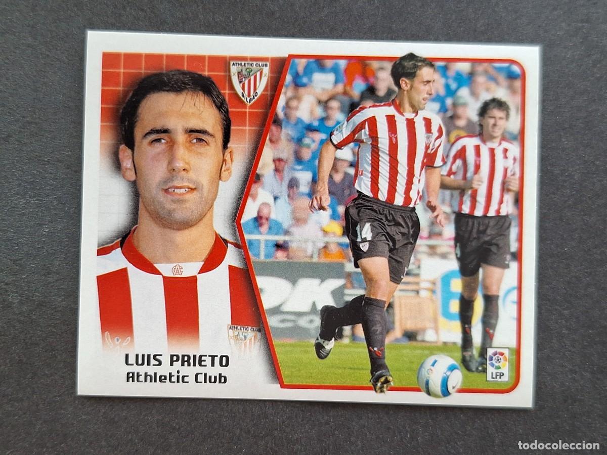 Cromos de f&uacute;tbol: L5 LUIS PRIETO ATHLETIC CLUB DE BILBAO LIGA ESTE 2005 2006 05 06 NUNCA PEGADO SIN PEGAR