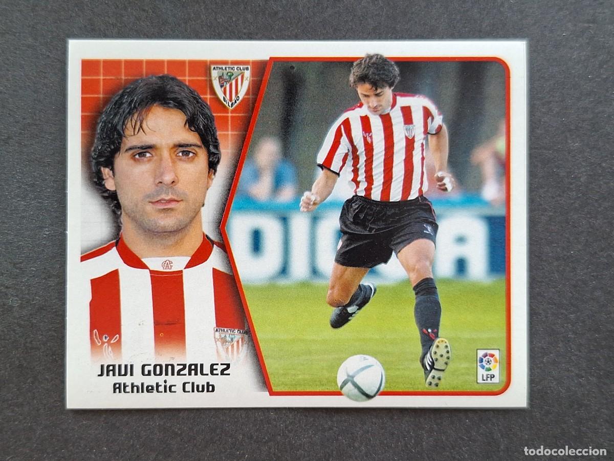 Cromos de f&uacute;tbol: L5 JAVI GONZALEZ ATHLETIC CLUB DE BILBAO LIGA ESTE 2005 2006 05 06 NUNCA PEGADO SIN PEGAR