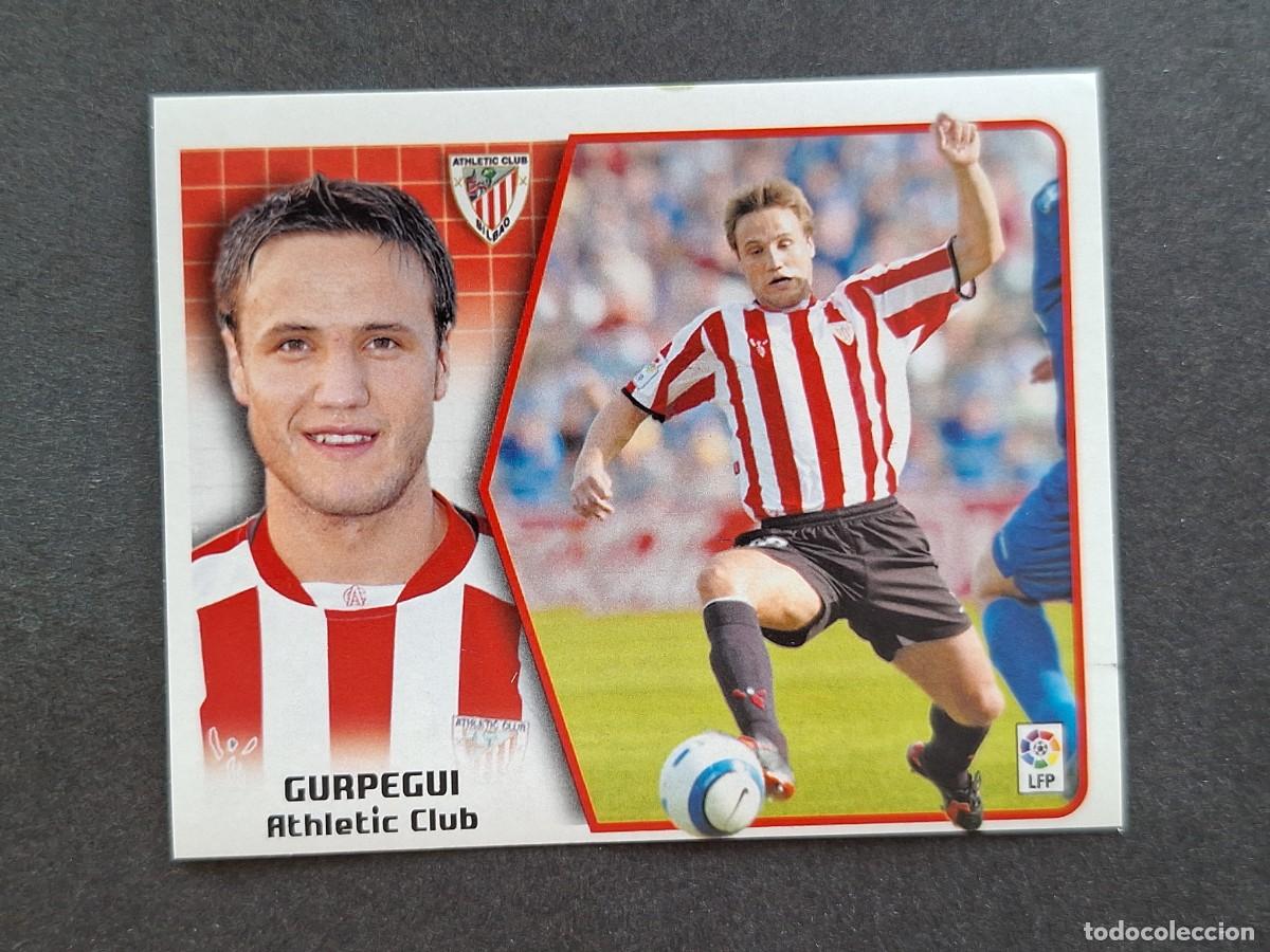 Cromos de f&uacute;tbol: L5 GURPEGUI ATHLETIC CLUB DE BILBAO LIGA ESTE 2005 2006 05 06 NUNCA PEGADO SIN PEGAR