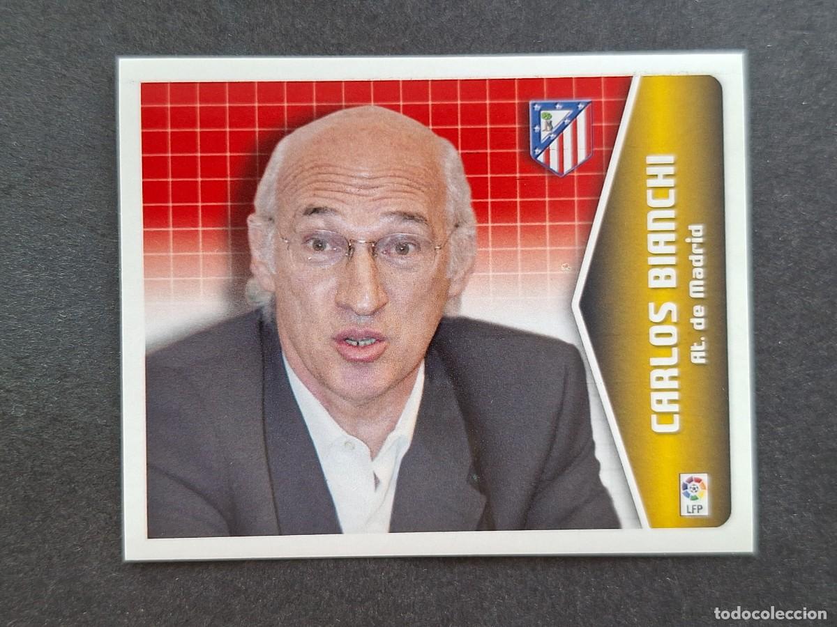 Cromos de f&uacute;tbol: L5 CARLOS BIANCHI ENTRENADOR ATLETICO DE MADRID LIGA ESTE 2005 2006 05 06 NUNCA PEGADO SIN PEGAR