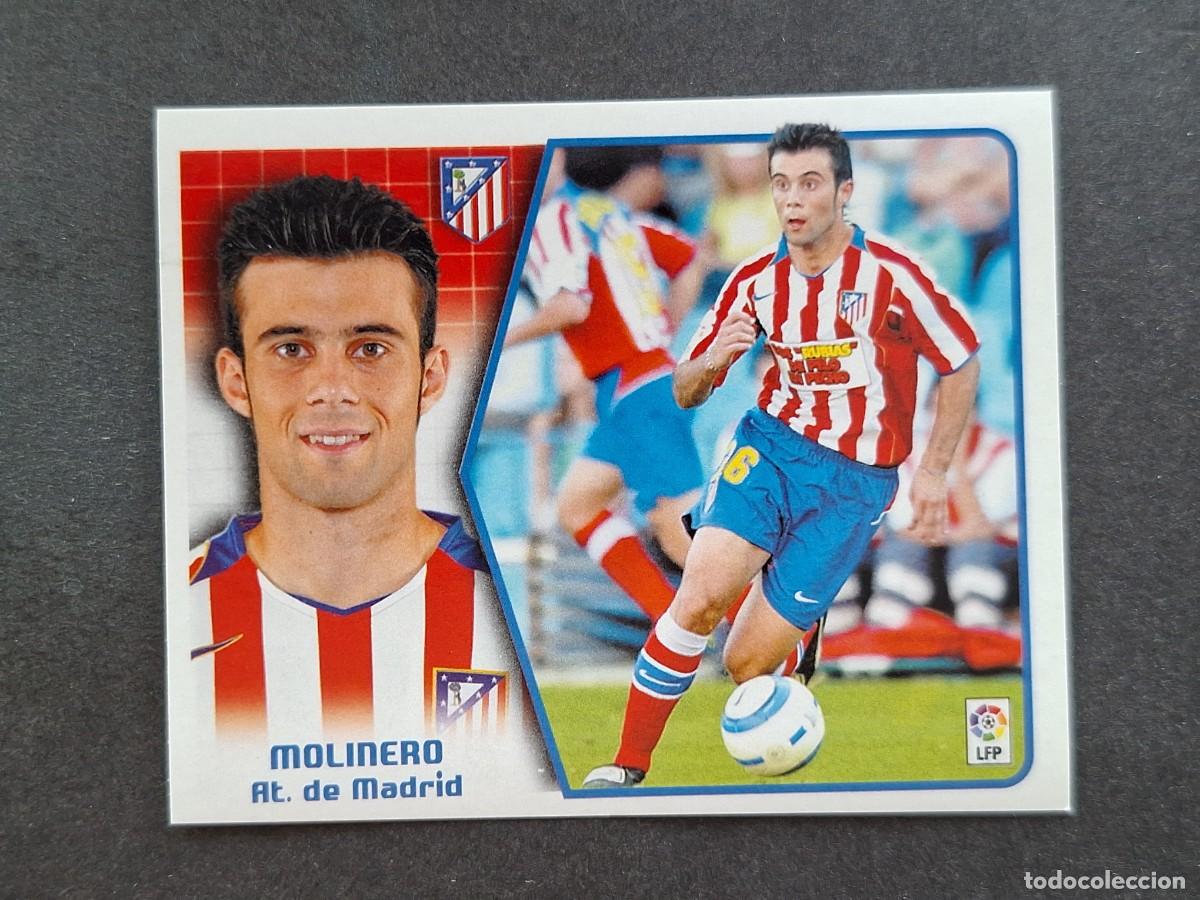 Cromos de f&uacute;tbol: L5 MOLINERO ATLETICO DE MADRID LIGA ESTE 2005 2006 05 06 NUNCA PEGADO SIN PEGAR