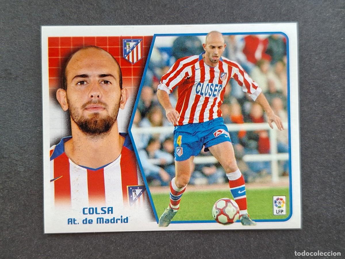 Cromos de f&uacute;tbol: L5 COLSA ATLETICO DE MADRID LIGA ESTE 2005 2006 05 06 NUNCA PEGADO SIN PEGAR