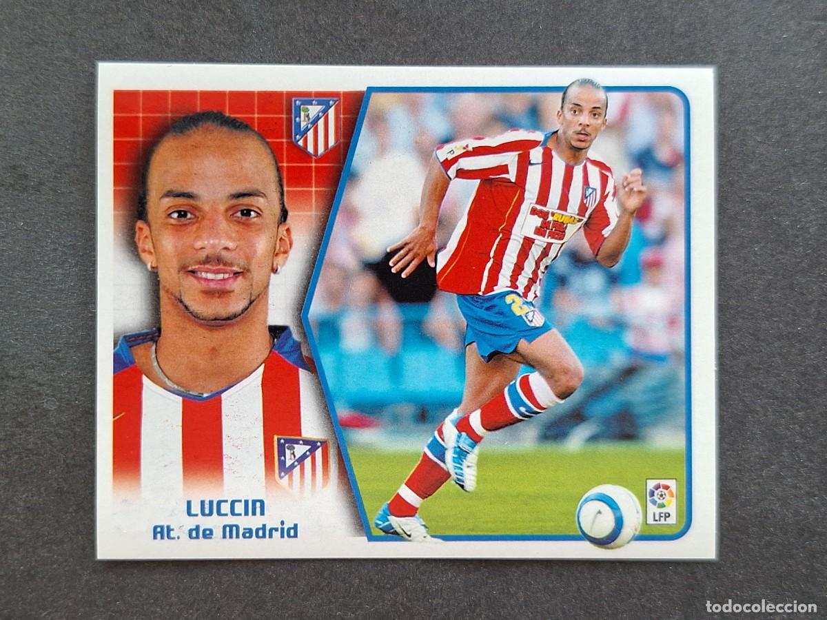 Cromos de f&uacute;tbol: L5 LUCCIN ATLETICO DE MADRID LIGA ESTE 2005 2006 05 06 NUNCA PEGADO SIN PEGAR
