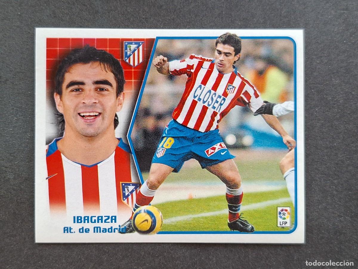 Cromos de f&uacute;tbol: L5 IBAGAZA ATLETICO DE MADRID LIGA ESTE 2005 2006 05 06 NUNCA PEGADO SIN PEGAR