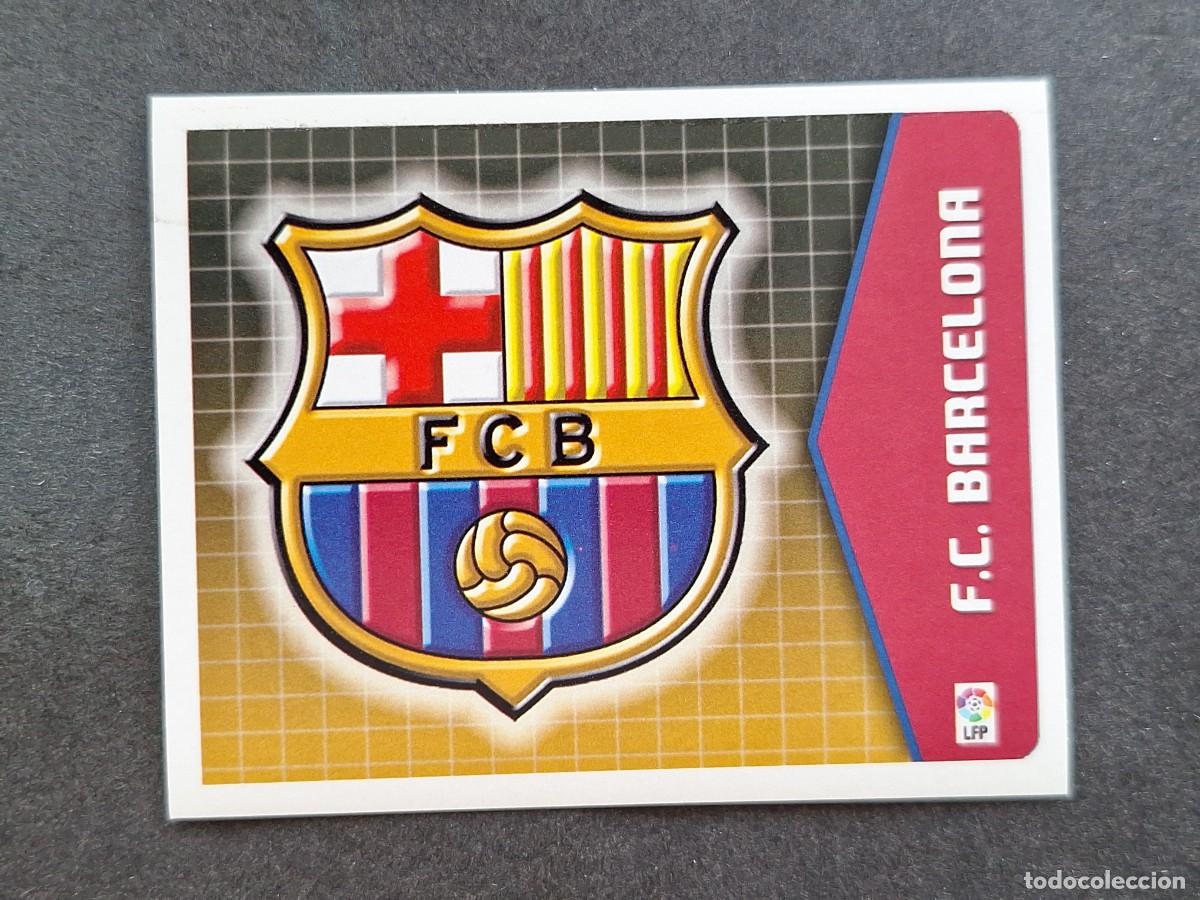 Cromos de f&uacute;tbol: L5 ESCUDO F. C. BARCELONA LIGA ESTE 2005 2006 05 06 NUNCA PEGADO SIN PEGAR