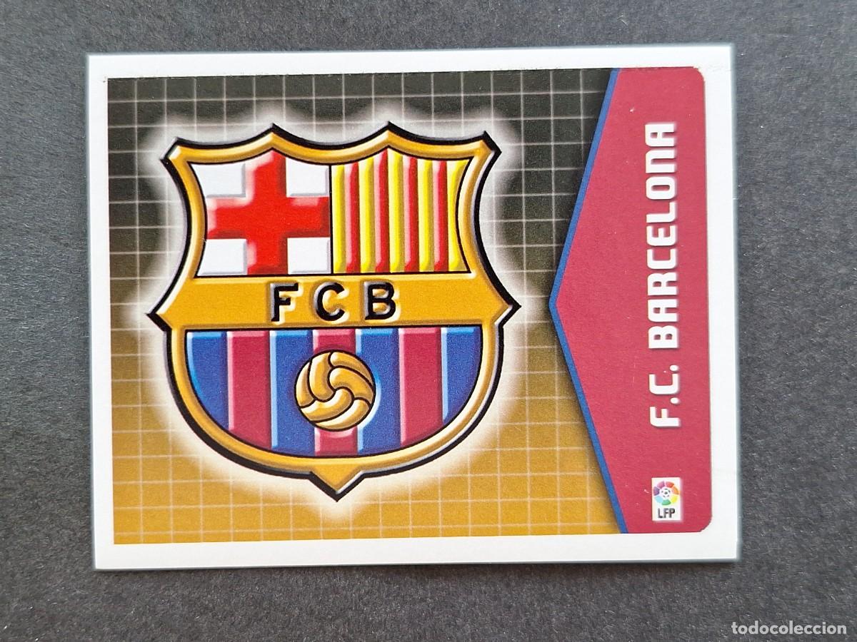 Cromos de f&uacute;tbol: L5 ESCUDO F. C. BARCELONA LIGA ESTE 2005 2006 05 06 NUNCA PEGADO SIN PEGAR