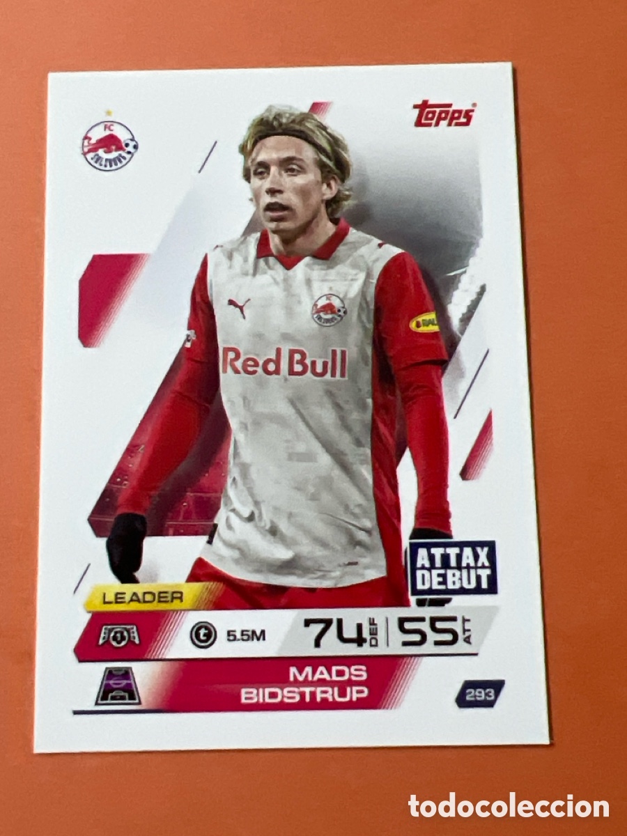 Cromos de f&uacute;tbol: C6482. Topps Match Attax 2025 2026 - 293 Mads Biostrup