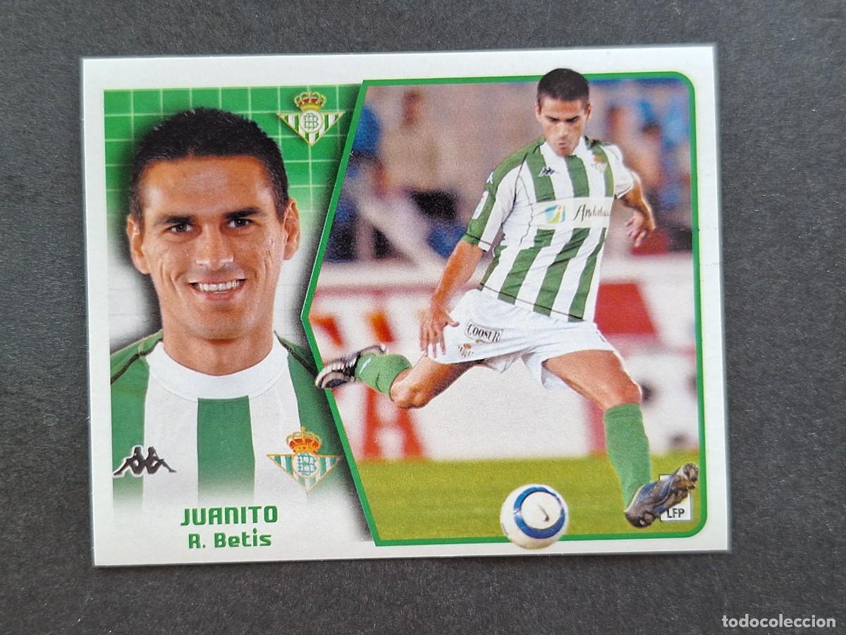 Cromos de f&uacute;tbol: L5 JUANITO REAL BETIS BALOMPIE LIGA ESTE 2005 2006 05 06 NUNCA PEGADO SIN PEGAR