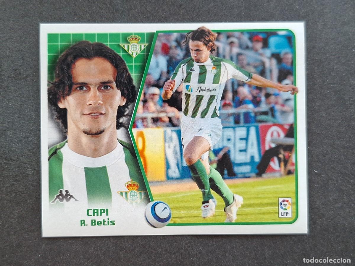 Cromos de f&uacute;tbol: L5 CAPI REAL BETIS BALOMPIE LIGA ESTE 2005 2006 05 06 NUNCA PEGADO SIN PEGAR