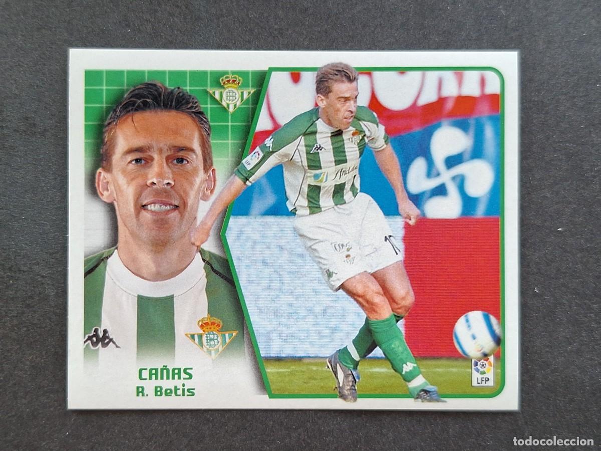 Cromos de f&uacute;tbol: L5 CA&Ntilde;AS REAL BETIS BALOMPIE LIGA ESTE 2005 2006 05 06 NUNCA PEGADO SIN PEGAR