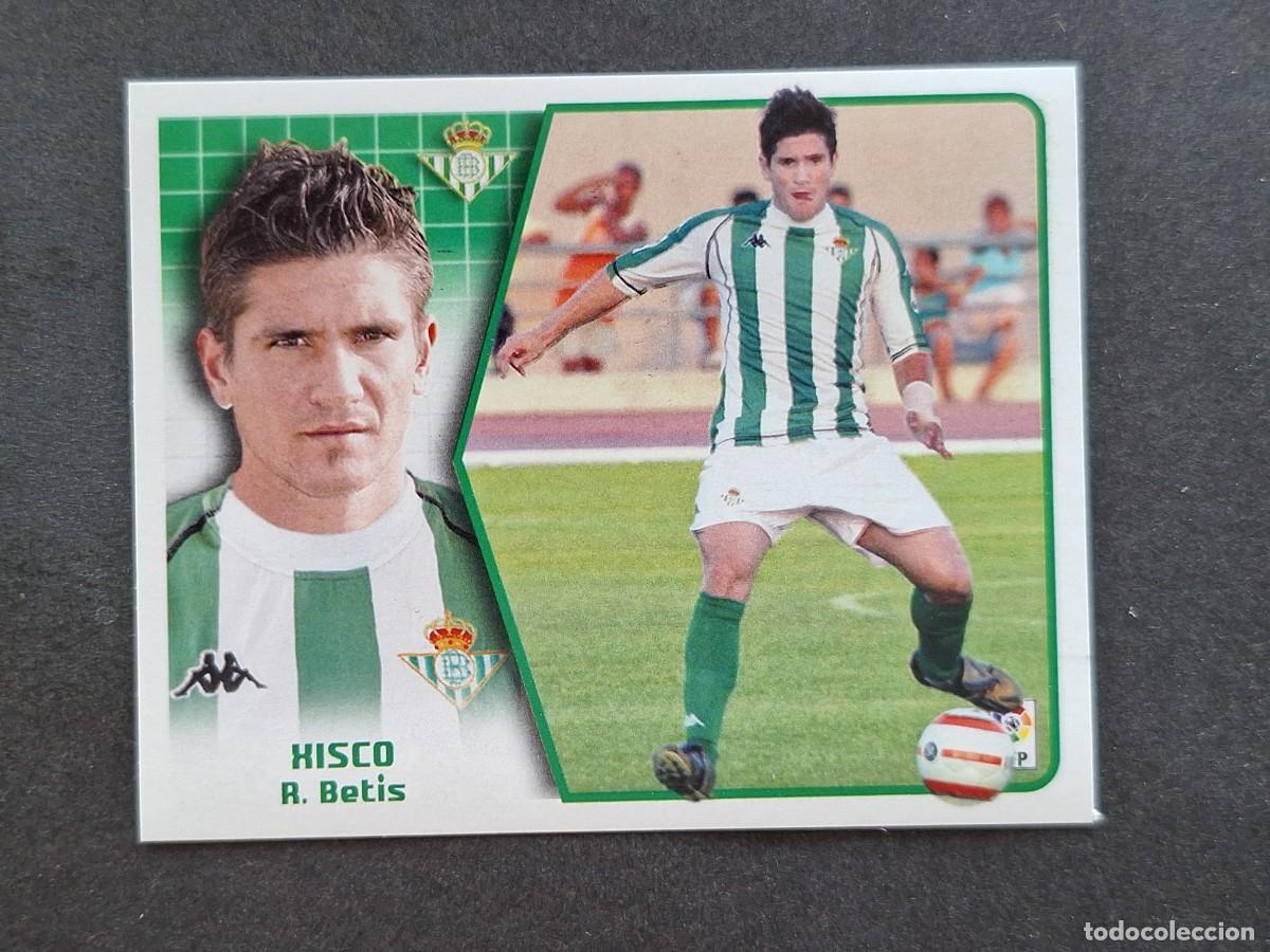 Cromos de f&uacute;tbol: L5 XISCO REAL BETIS BALOMPIE LIGA ESTE 2005 2006 05 06 NUNCA PEGADO SIN PEGAR