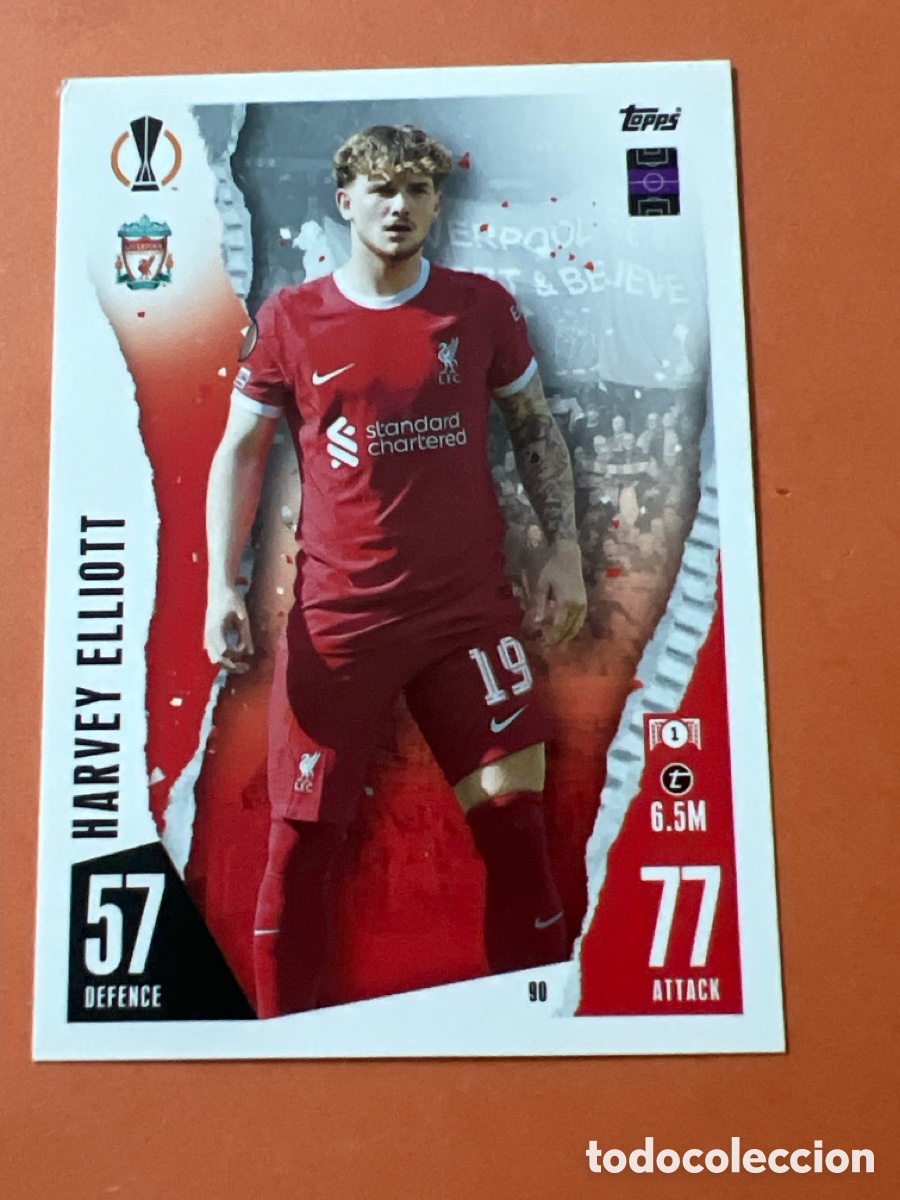 Cromos de f&uacute;tbol: C6493. Elliott 90 Match Attax UCL 2023-24 2023 2024 Topps Liverpool