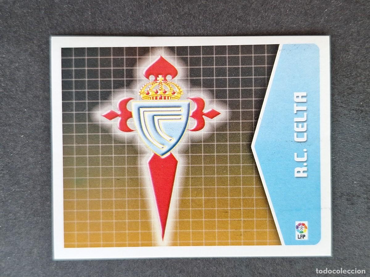 Cromos de f&uacute;tbol: L5 ESCUDO CELTA DE VIGO LIGA ESTE 2005 2006 05 06 NUNCA PEGADO SIN PEGAR