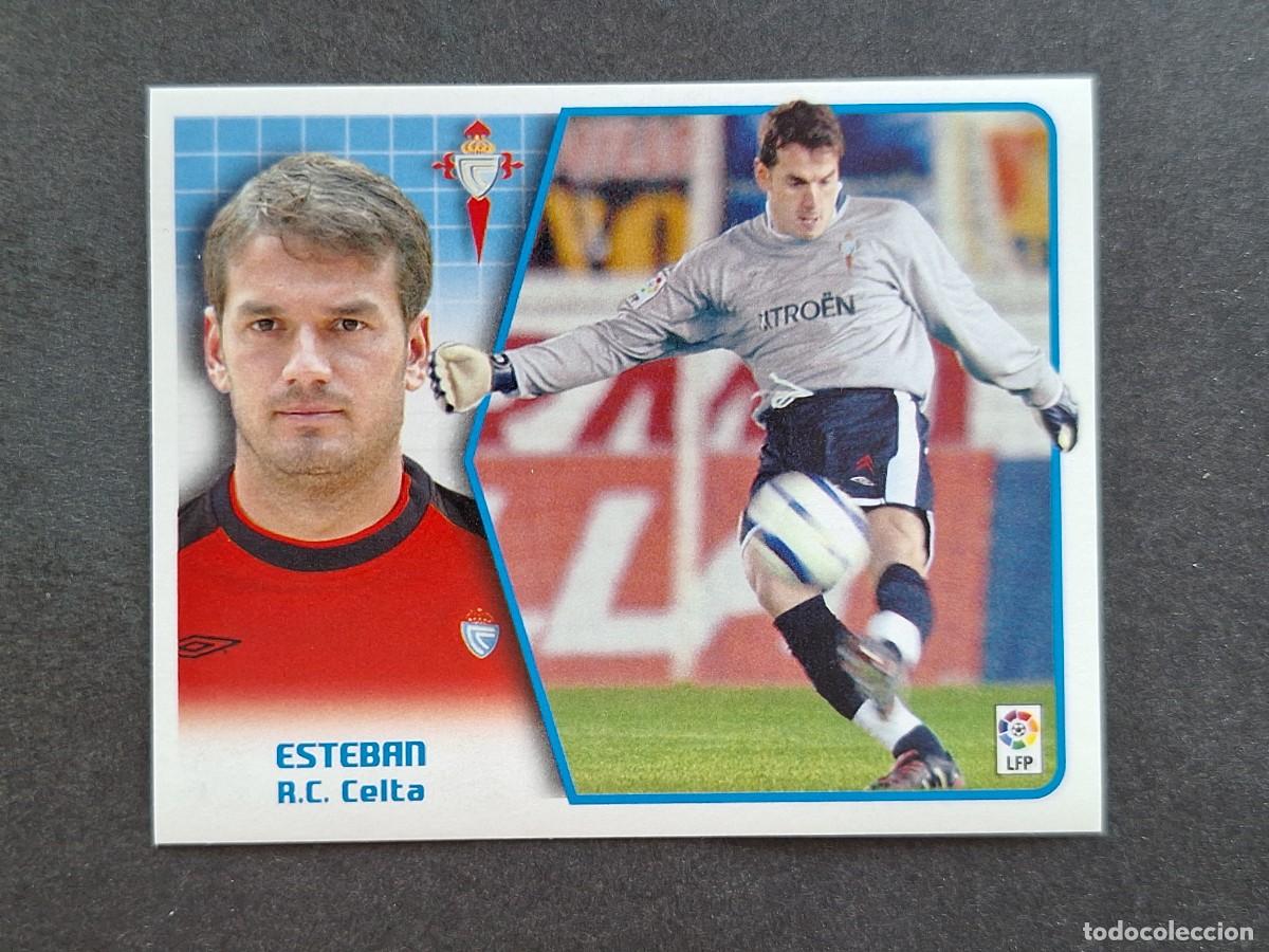 Cromos de f&uacute;tbol: L5 ESTEBAN CELTA DE VIGO LIGA ESTE 2005 2006 05 06 NUNCA PEGADO SIN PEGAR