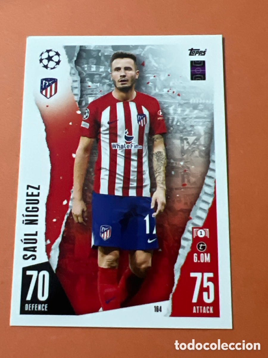 Cromos de f&uacute;tbol: C6498. Saul Atletico De Madrid Match Attax 23-24 # 164