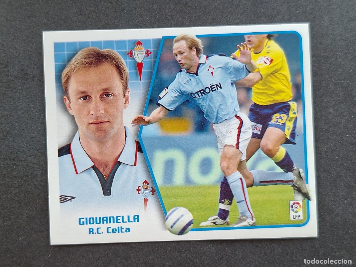 Cromos de f&uacute;tbol: L5 GIOVANELLA CELTA DE VIGO LIGA ESTE 2005 2006 05 06 NUNCA PEGADO SIN PEGAR