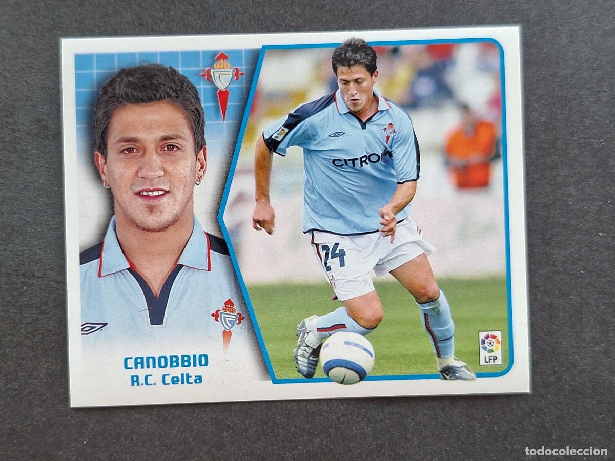 Cromos de f&uacute;tbol: L5 CANOBBIO CELTA DE VIGO LIGA ESTE 2005 2006 05 06 NUNCA PEGADO SIN PEGAR
