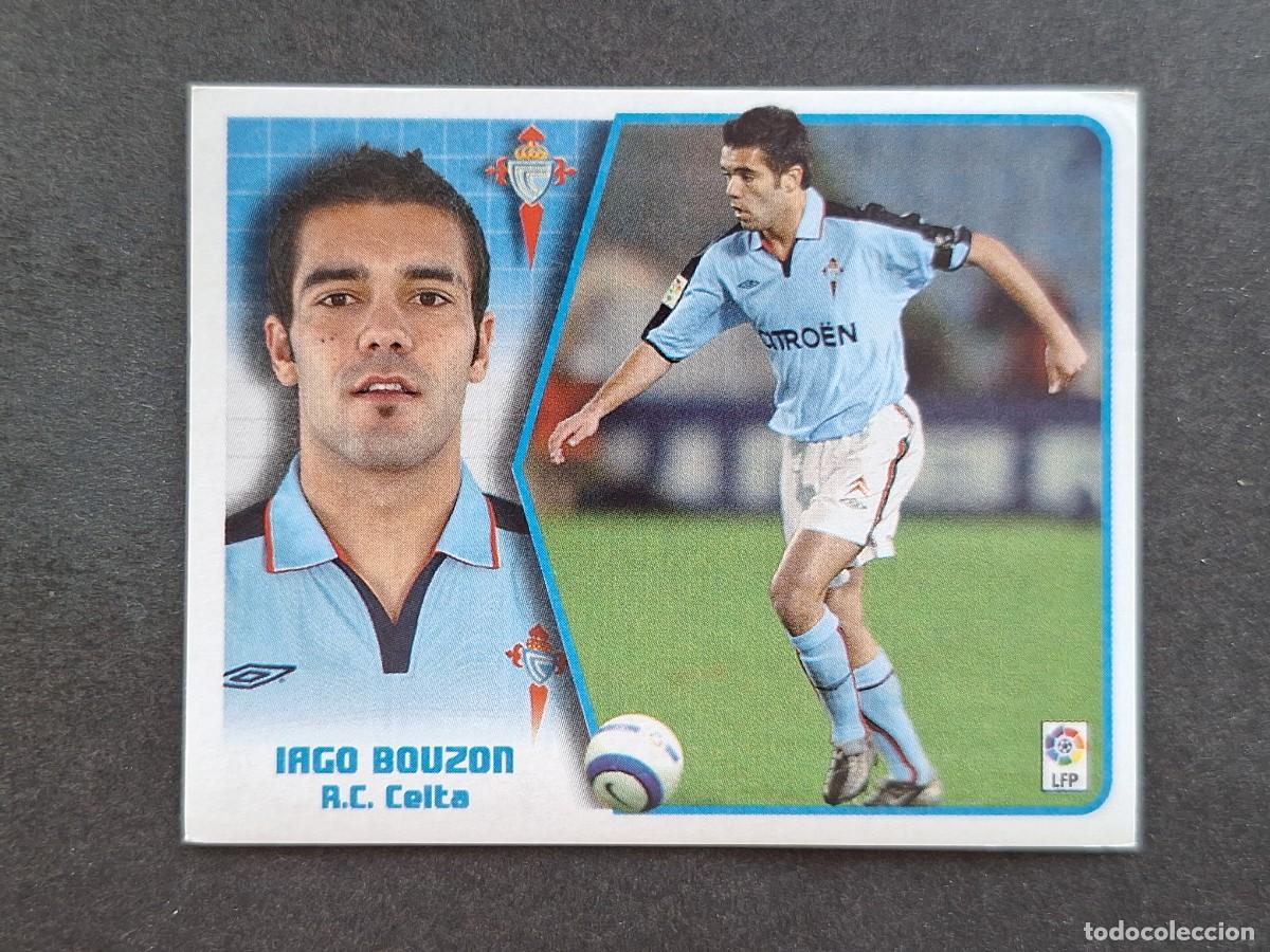 Cromos de f&uacute;tbol: L5 IAGO BOUZON CELTA DE VIGO LIGA ESTE 2005 2006 05 06 NUNCA PEGADO SIN PEGAR
