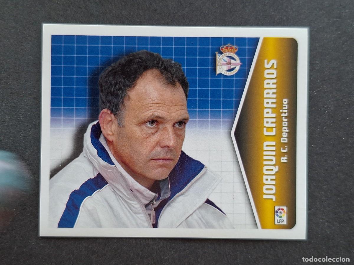 Cartes &agrave; collectionner de Football: L5 CAPARROS ENTRENADOR DEPORTIVO DE LA CORU&Ntilde;A LIGA ESTE 2005 2006 05 06 NUNCA PEGADO SIN PEGAR
