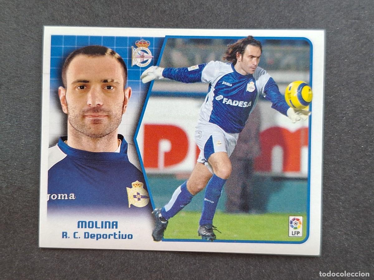 Cartes &agrave; collectionner de Football: L5 MOLINA DEPORTIVO DE LA CORU&Ntilde;A LIGA ESTE 2005 2006 05 06 NUNCA PEGADO SIN PEGAR