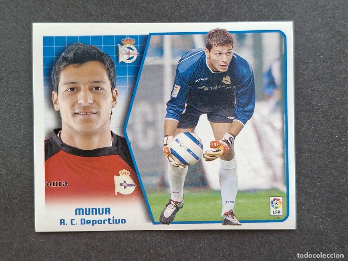 Cartes &agrave; collectionner de Football: L5 MUNUA DEPORTIVO DE LA CORU&Ntilde;A LIGA ESTE 2005 2006 05 06 NUNCA PEGADO SIN PEGAR