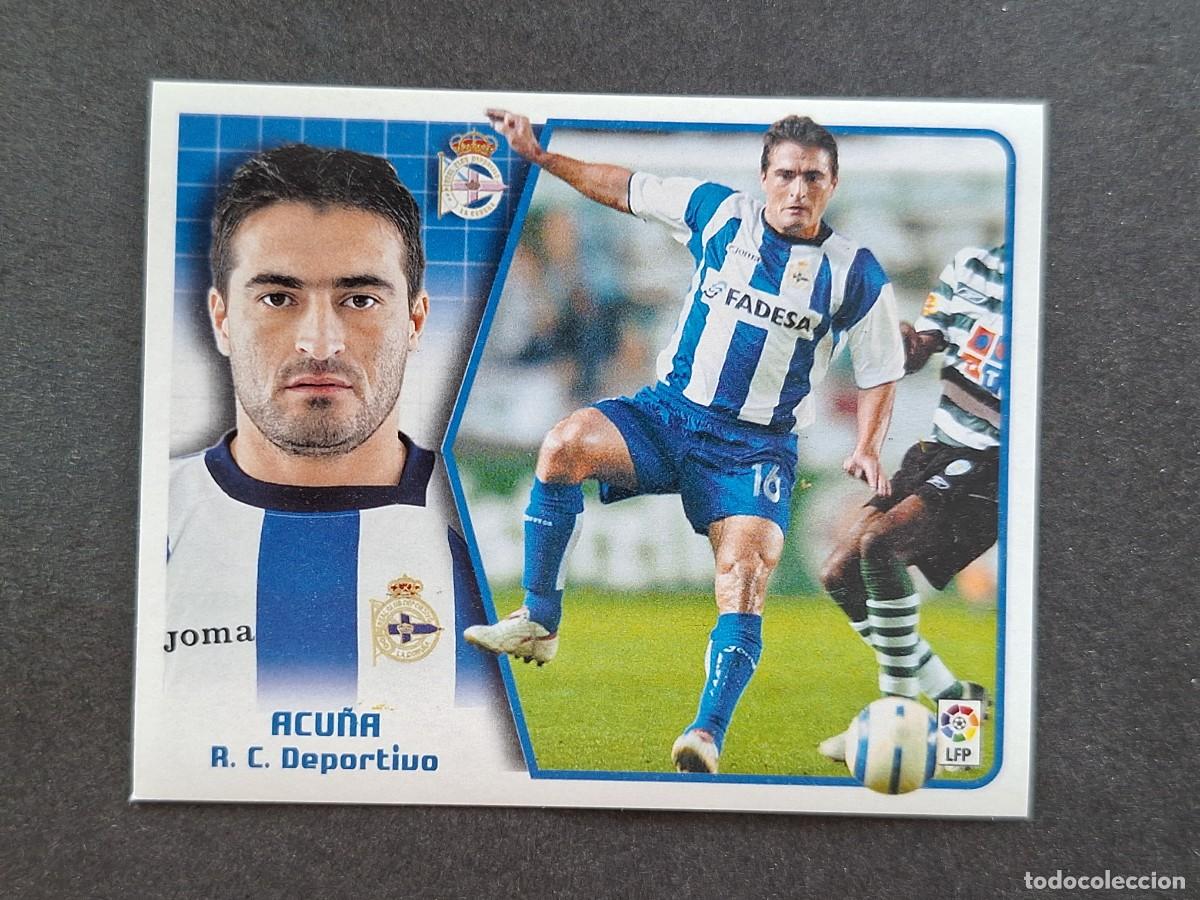 Cromos de f&uacute;tbol: L5 ACU&Ntilde;A DEPORTIVO DE LA CORU&Ntilde;A LIGA ESTE 2005 2006 05 06 NUNCA PEGADO SIN PEGAR