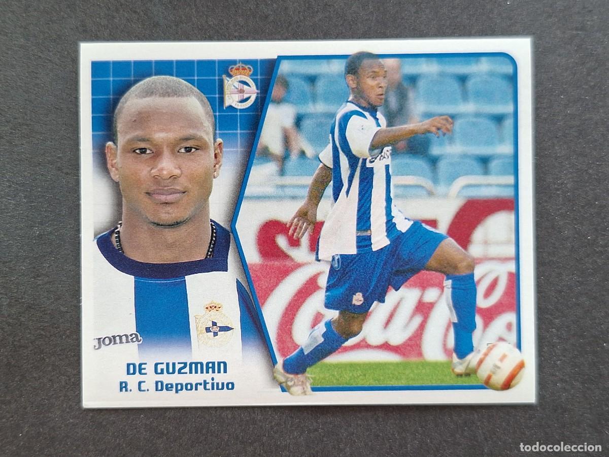 Cromos de f&uacute;tbol: L5 DE GUZMAN DEPORTIVO DE LA CORU&Ntilde;A LIGA ESTE 2005 2006 05 06 NUNCA PEGADO SIN PEGAR