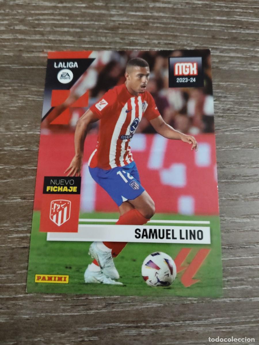 Cromos de f&uacute;tbol: 488 Samuel lino nuevo fichaje Atletico de Madrid megacracks 2023-24