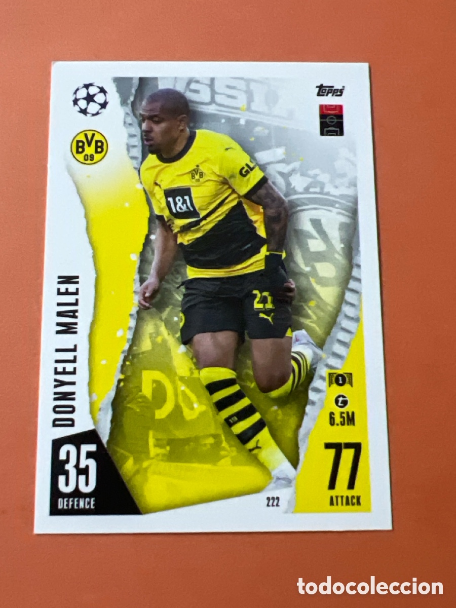Cromos de f&uacute;tbol: C6505. Malen Borussia Dortmund Match Attax 23-24 # 222