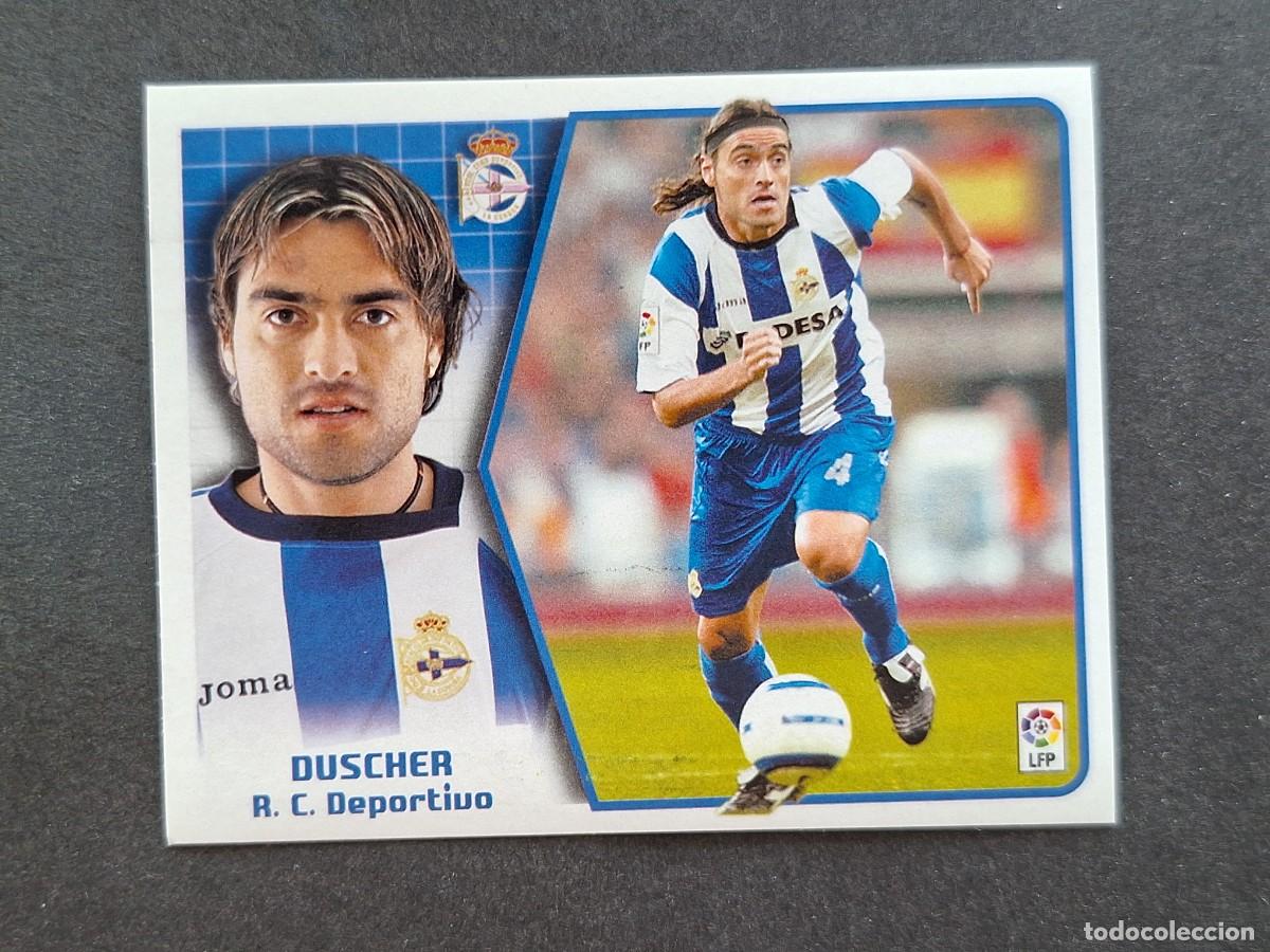 Cromos de f&uacute;tbol: L5 DUSCHER DEPORTIVO DE LA CORU&Ntilde;A LIGA ESTE 2005 2006 05 06 NUNCA PEGADO SIN PEGAR
