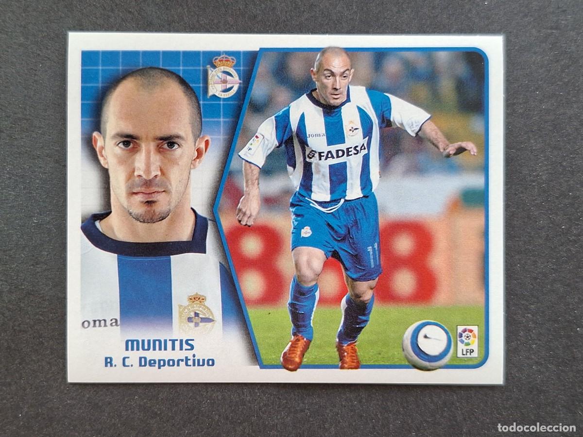 Cromos de f&uacute;tbol: L5 MUNITIS DEPORTIVO DE LA CORU&Ntilde;A LIGA ESTE 2005 2006 05 06 NUNCA PEGADO SIN PEGAR