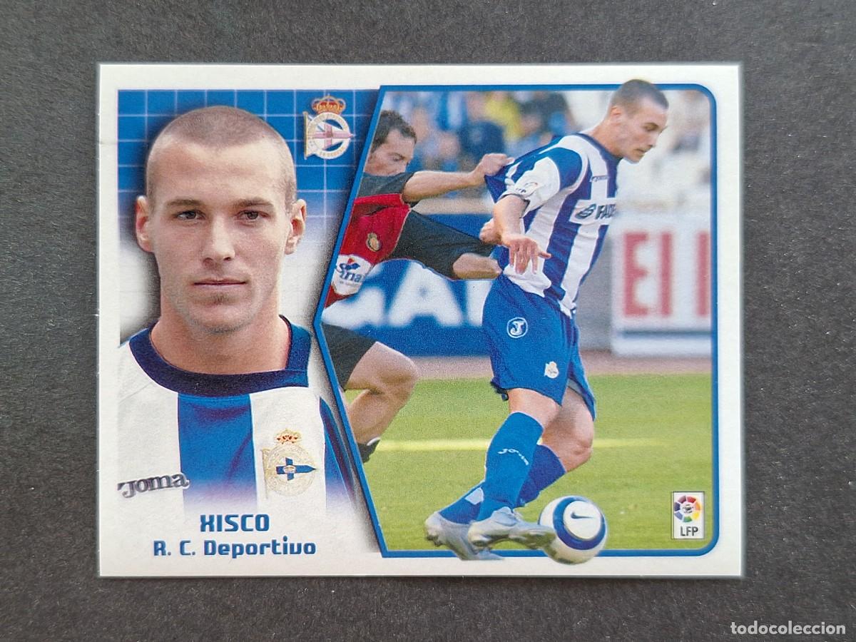 Cromos de f&uacute;tbol: L5 XISCO DEPORTIVO DE LA CORU&Ntilde;A LIGA ESTE 2005 2006 05 06 NUNCA PEGADO SIN PEGAR