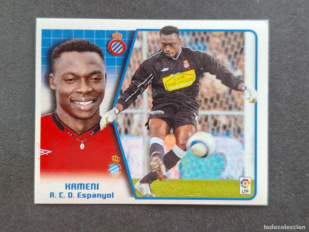 Cromos de f&uacute;tbol: L5 KAMENI R. C. D. ESPA&Ntilde;OL LIGA ESTE 2005 2006 05 06 NUNCA PEGADO SIN PEGAR