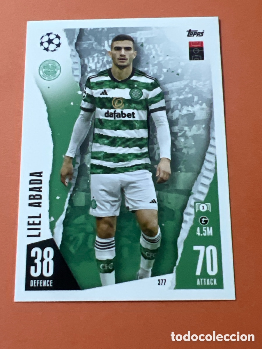 Cromos de f&uacute;tbol: C6508. 377 Liel Abada, Celtic FC, Topps Match Attax Champions League 2023 2024 23 24