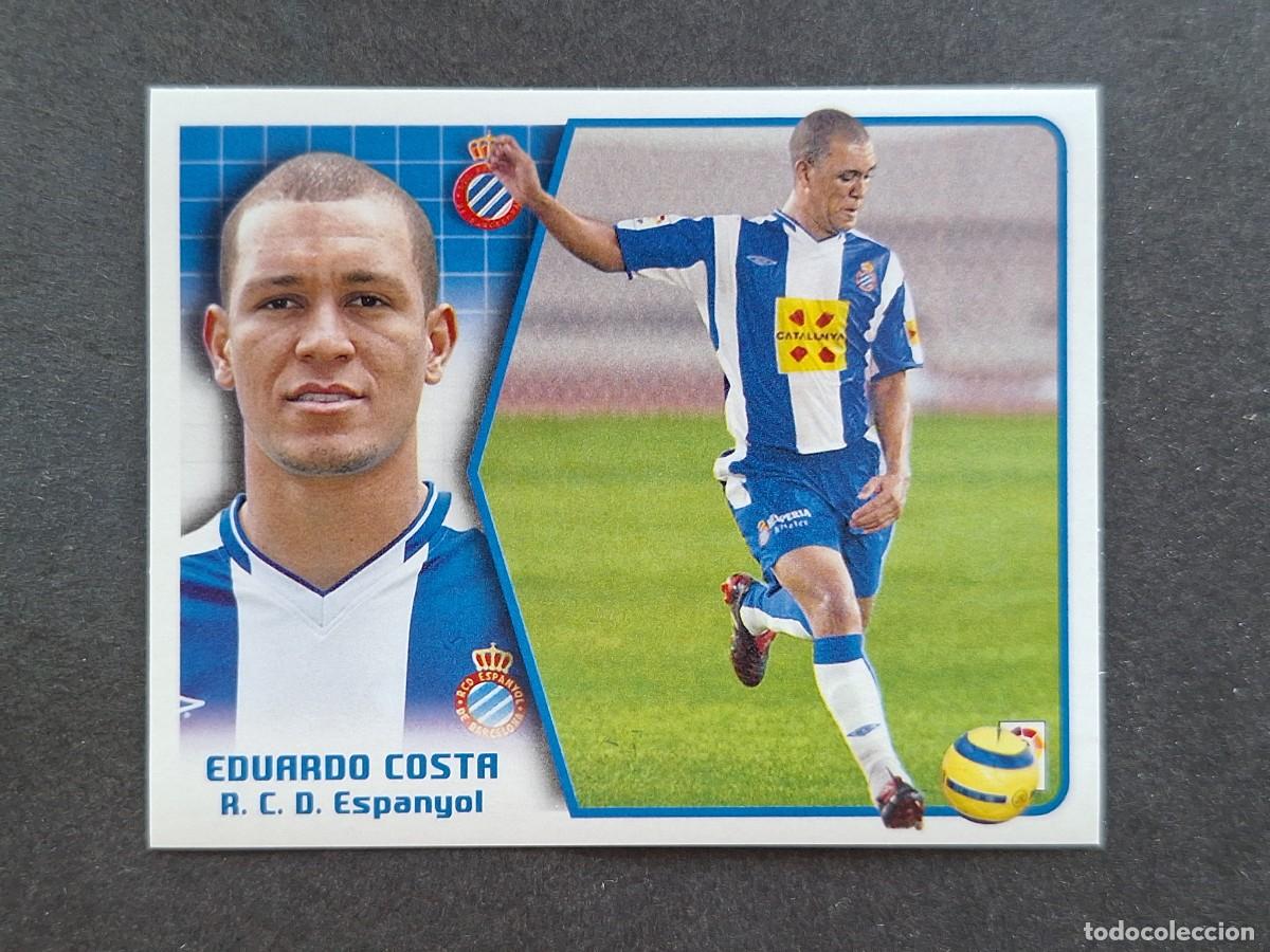 Cromos de f&uacute;tbol: L5 EDUARDO COSTA R. C. D. ESPA&Ntilde;OL LIGA ESTE 2005 2006 05 06 NUNCA PEGADO SIN PEGAR