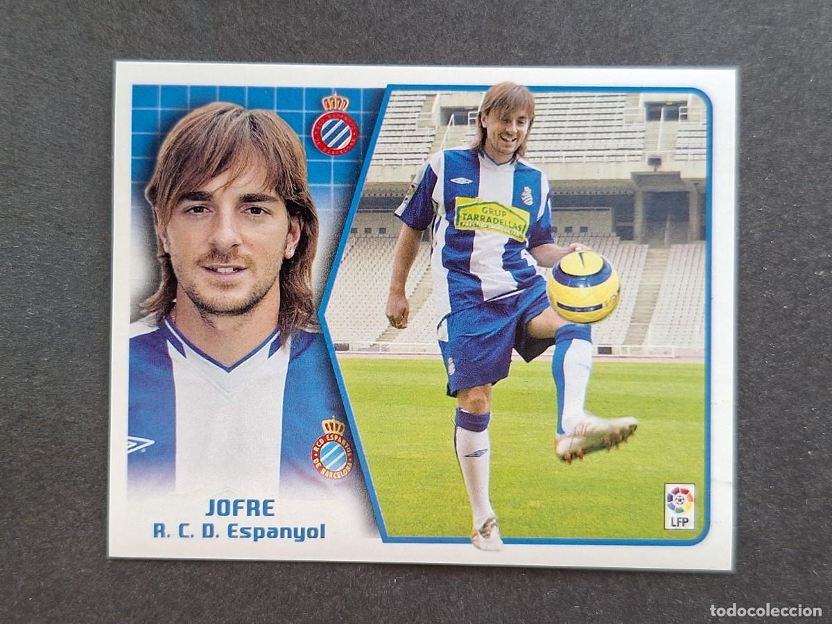 Cromos de f&uacute;tbol: L5 JOFRE R. C. D. ESPA&Ntilde;OL LIGA ESTE 2005 2006 05 06 NUNCA PEGADO SIN PEGAR