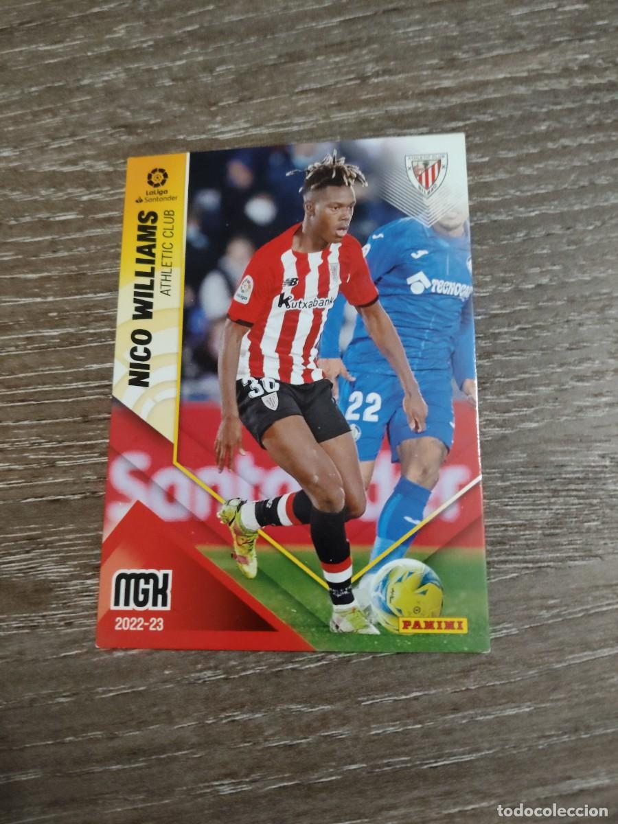 Cromos de f&uacute;tbol: 43 Nico Williams Athletic club megacracks 2022-23