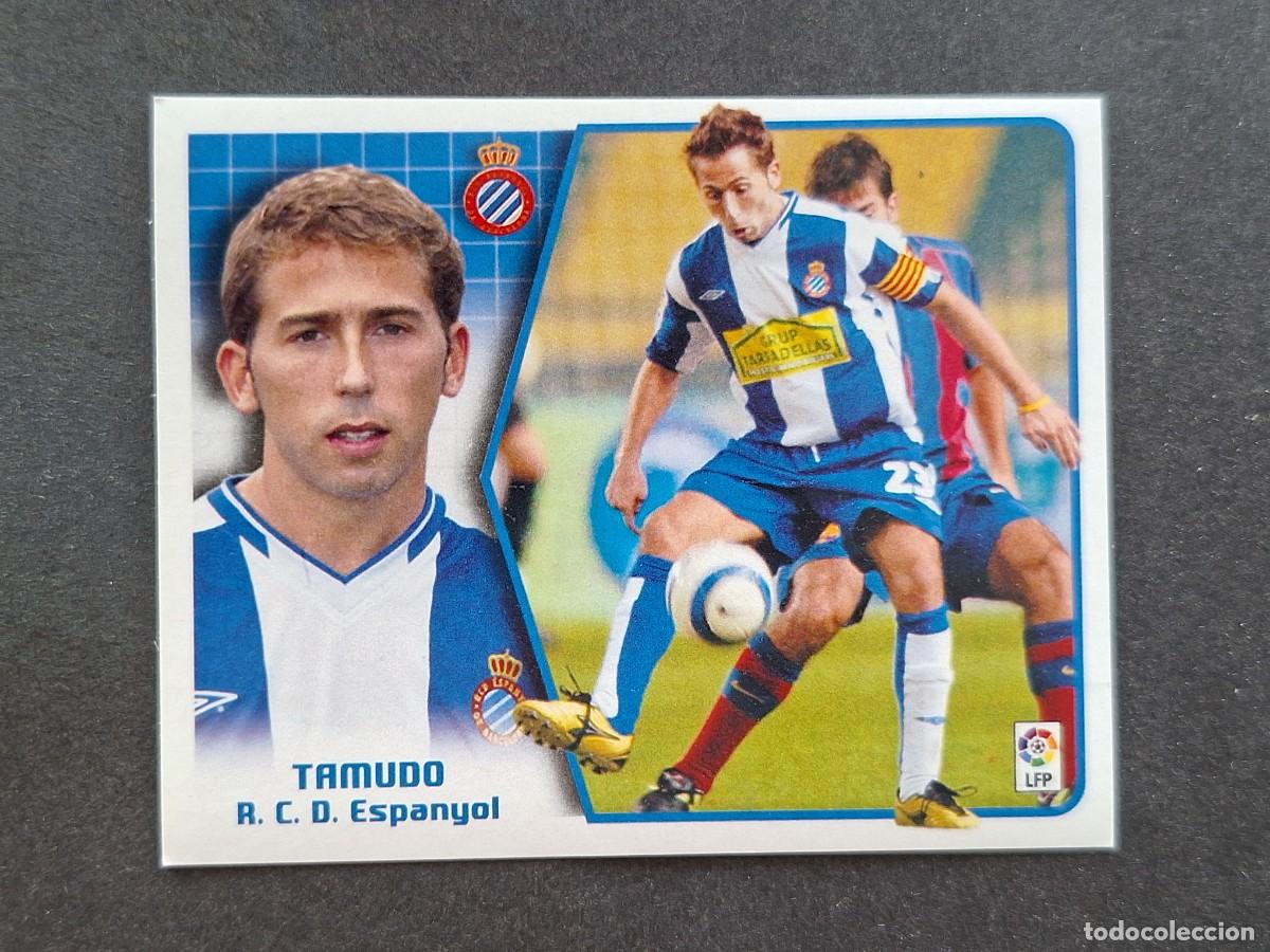 Cromos de f&uacute;tbol: L5 TAMUDO R. C. D. ESPA&Ntilde;OL LIGA ESTE 2005 2006 05 06 NUNCA PEGADO SIN PEGAR