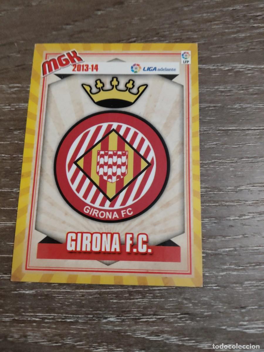 Cromos de f&uacute;tbol: 418 escudo Girona megacracks 2013-14