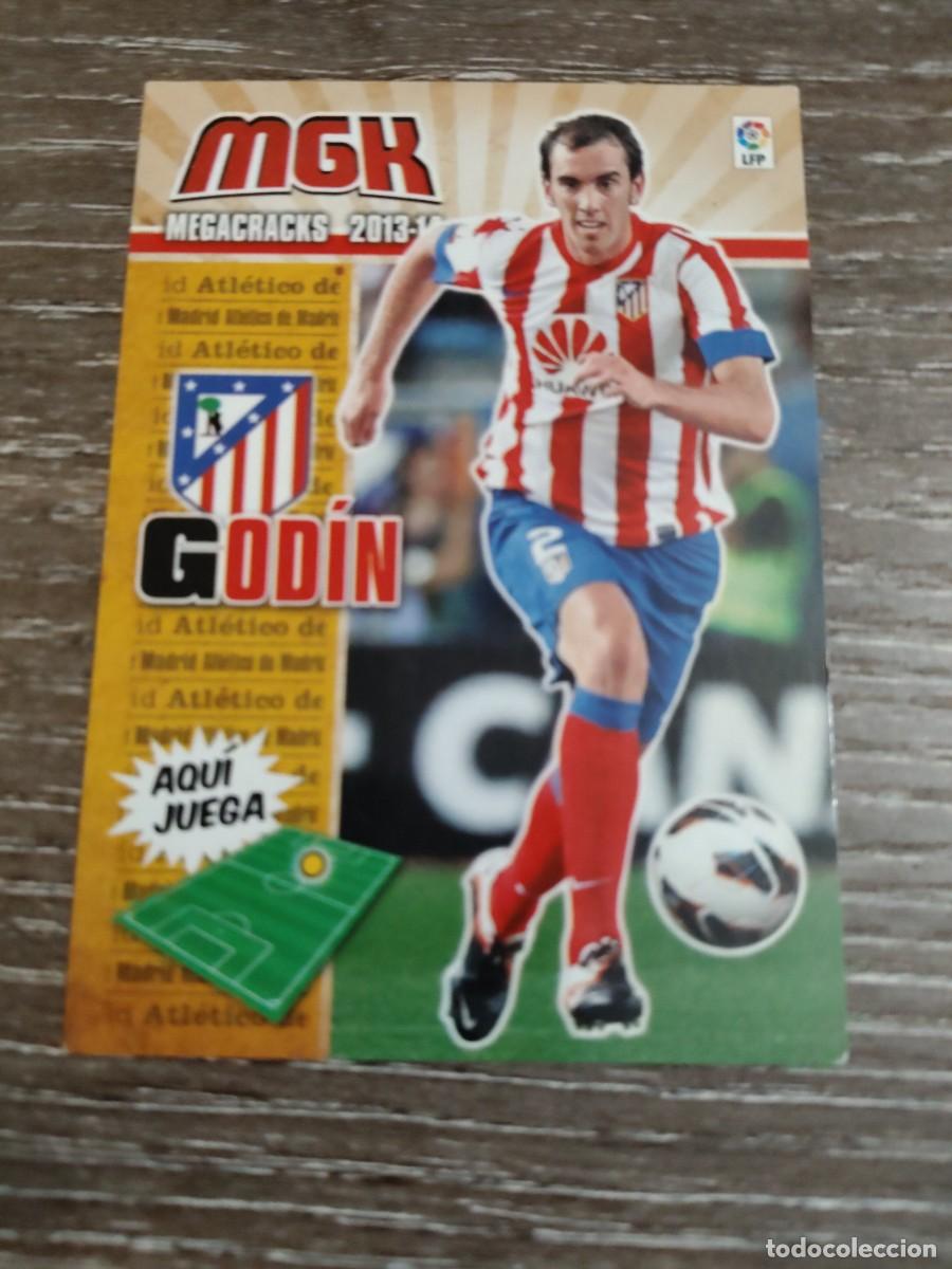 Cromos de f&uacute;tbol: 41 godin Atl&eacute;tico de Madrid megacracks 2013-14
