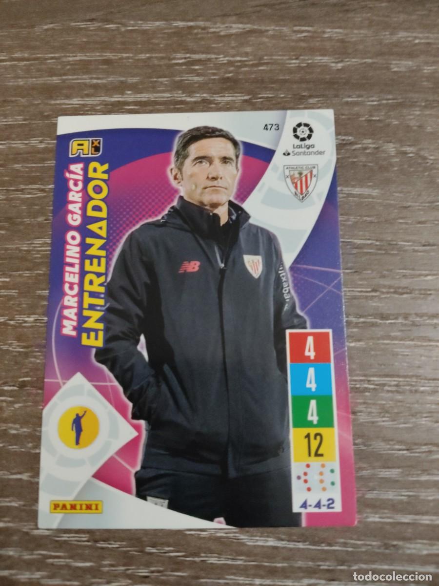 Cromos de f&uacute;tbol: 473 Marcelino entrenador Athletic club Adrenalyn 2021-22