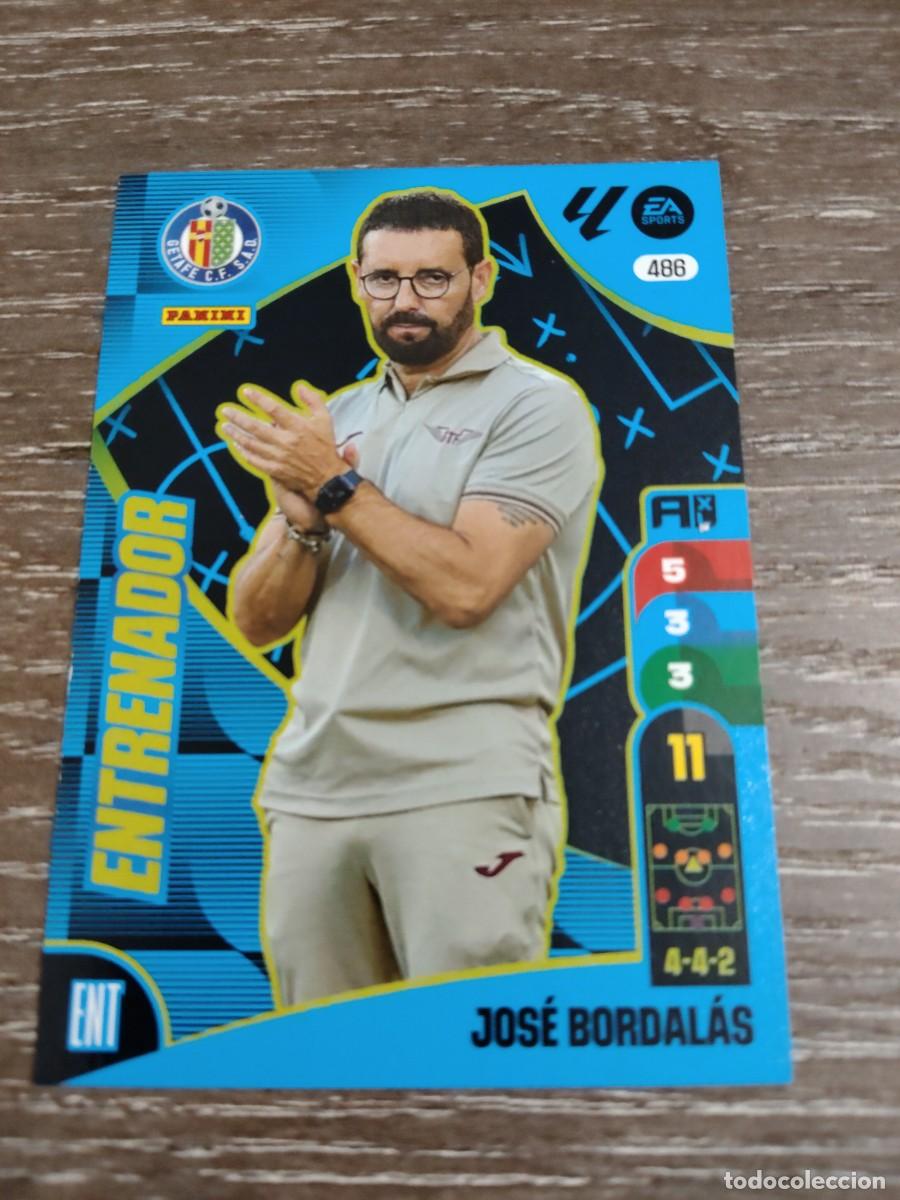 Cromos de f&uacute;tbol: 486 bordalas entrenador Getafe Adrenalyn 2024-25