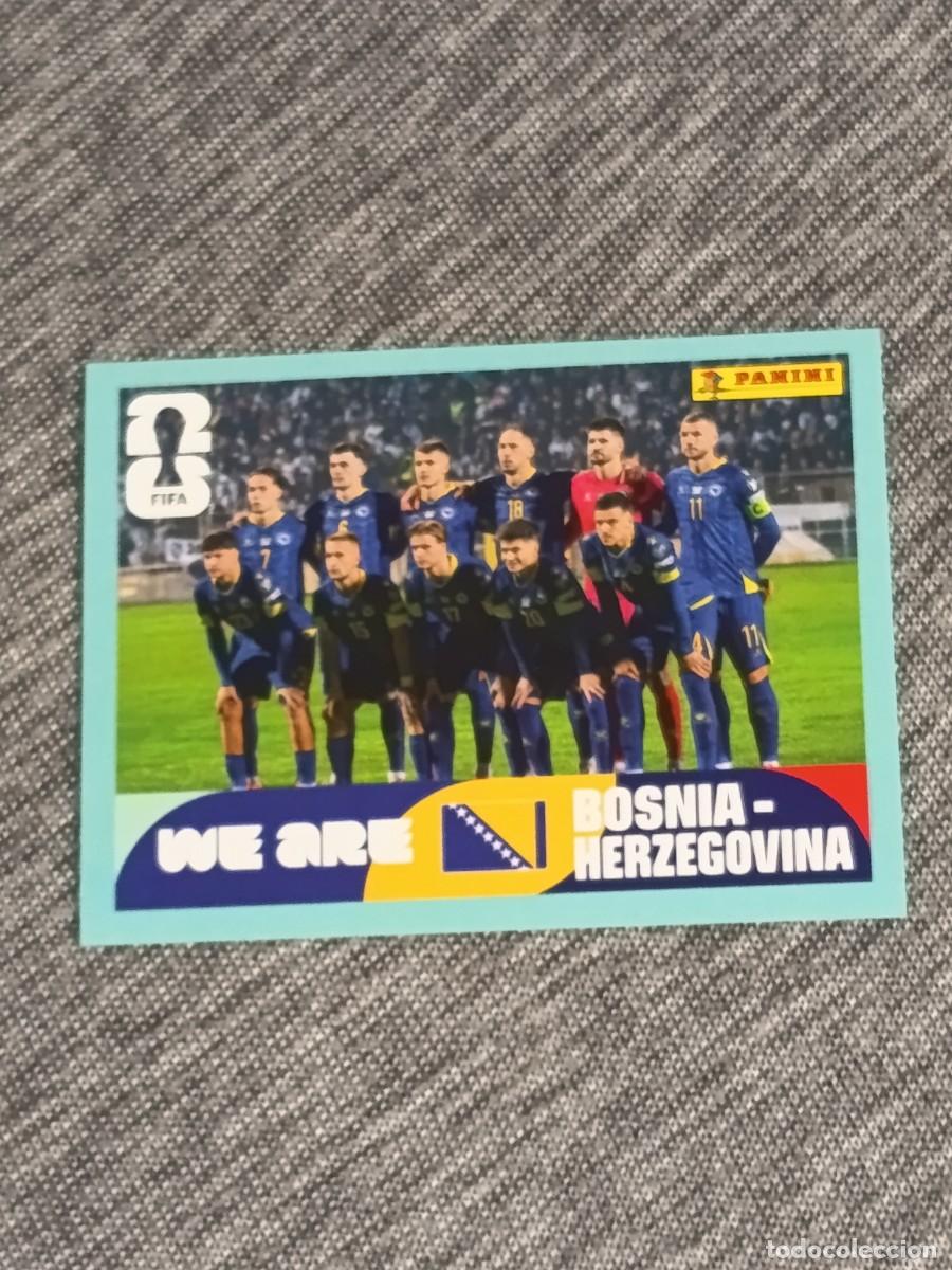 Cromos de f&uacute;tbol: ALINEACI&Oacute;N BOSNIA BIH 13 STICKER MUNDIAL 2026 PANINI FIFA WORLD CUP NUEVO