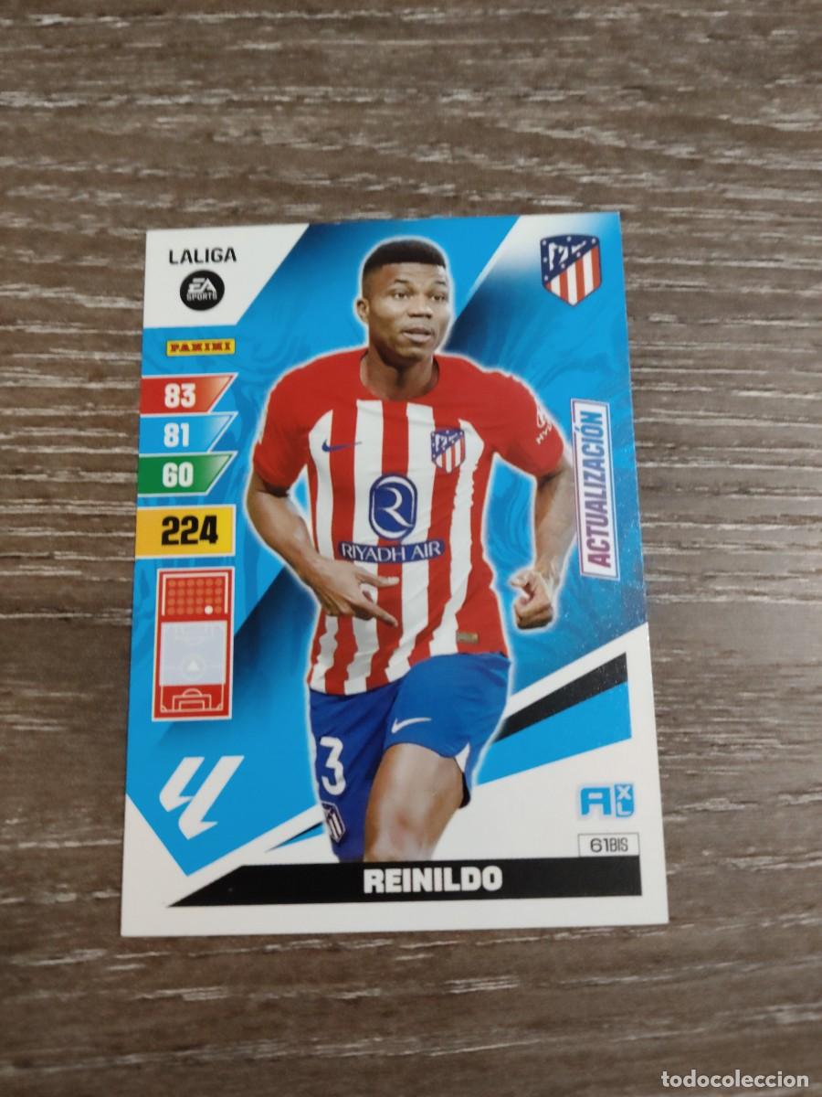 Cromos de f&uacute;tbol: 61 bis reinildo actualizaci&oacute;n Atletico de Madrid Adrenalyn 2023-24
