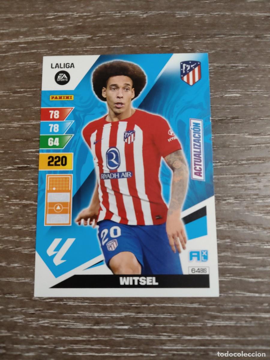 Cromos de f&uacute;tbol: 64 bis witsel atl&eacute;tico de Madrid actualizaci&oacute;n Adrenalyn 2023-24