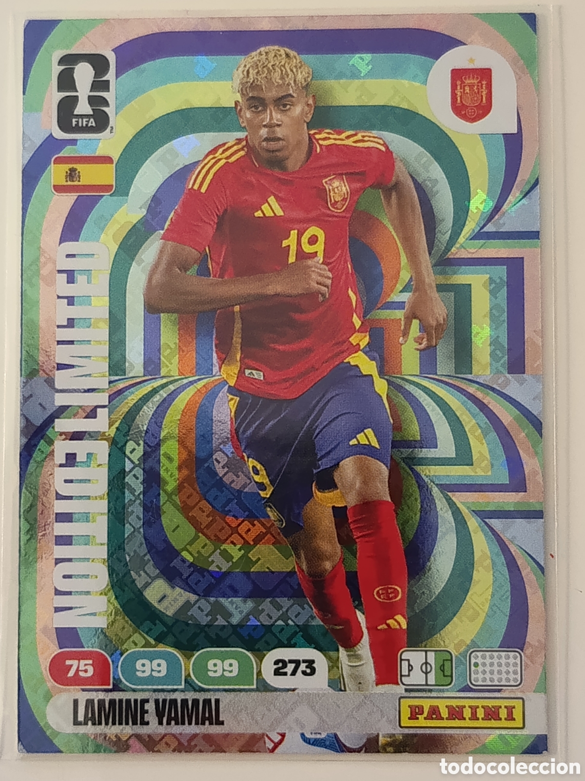 Cartes &agrave; collectionner de Football: Lamine Yamal l&iacute;mited holo edition