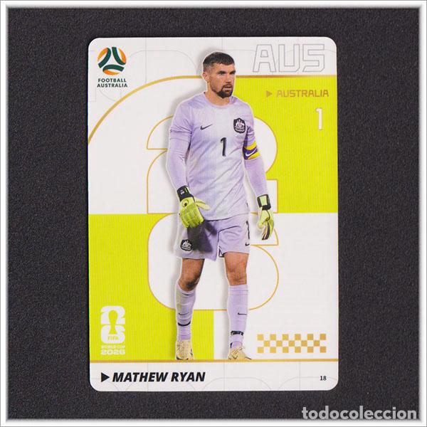 Cromos de f&uacute;tbol: FIFA WORLD CUP 2026 PANINI TRADING CARDS RYAN 18 AUS AUSTRALIA MUNDIAL - COLECCI&Oacute;N PREMIUM-