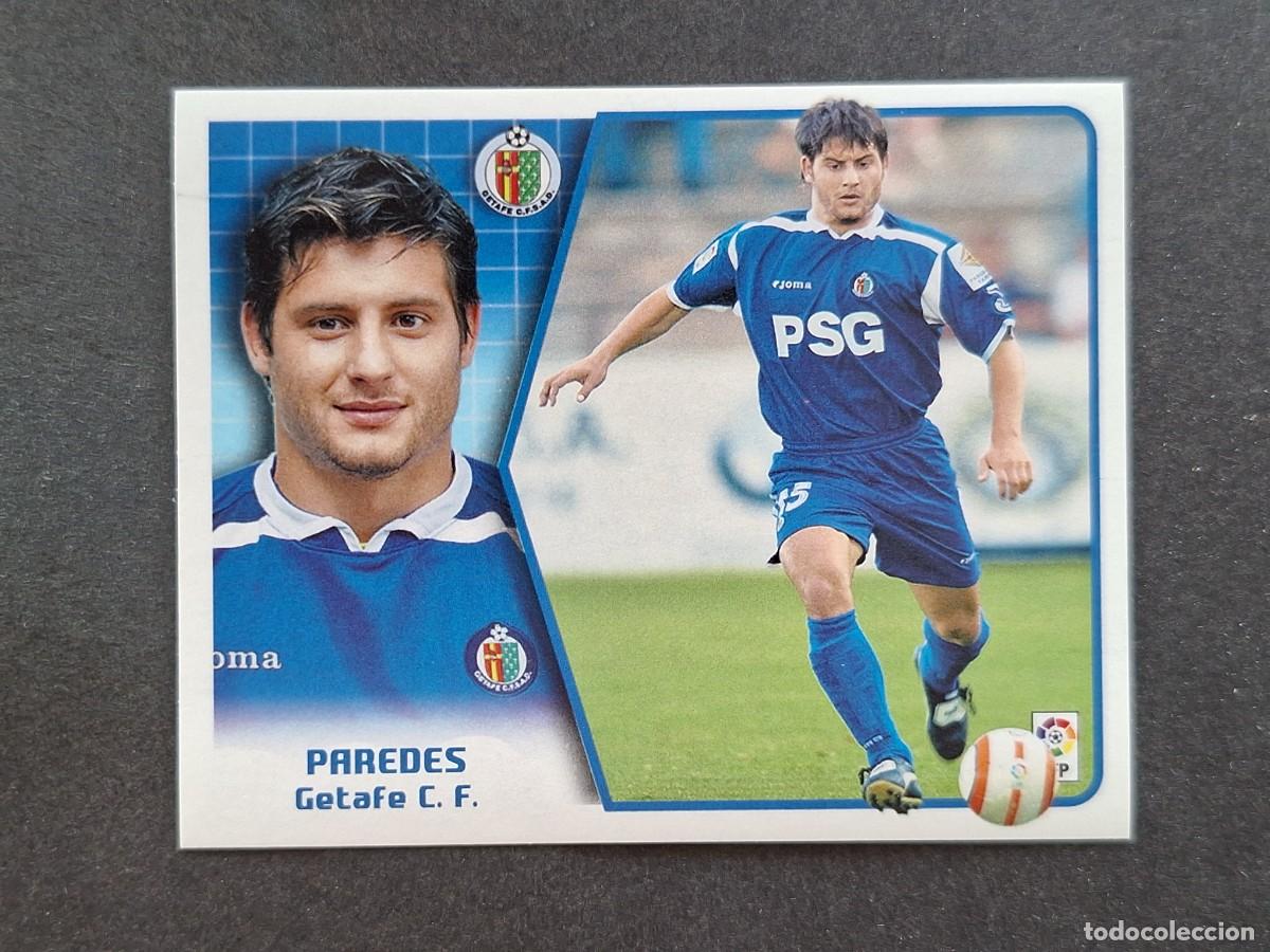 Cromos de f&uacute;tbol: L5 PAREDES GETAFE C. F. LIGA ESTE 2005 2006 05 06 NUNCA PEGADO SIN PEGAR