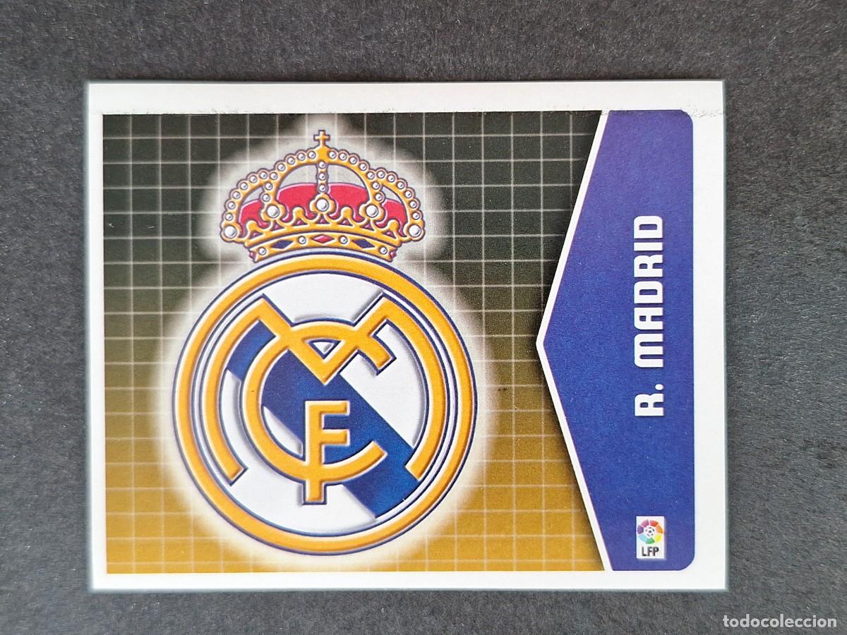 Cromos de f&uacute;tbol: L5 ESCUDO REAL MADRID LIGA ESTE 2005 2006 05 06 NUNCA PEGADO SIN PEGAR